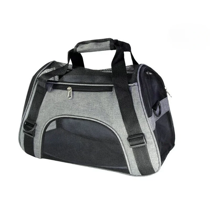 un sac de voyage pour votre chat de couleur gris, 3 tailles disponible , S, M, L